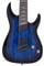 Schecter Omen Elite-7 Multiscale 7-String Guitar See-Thru Blue Burst Body View